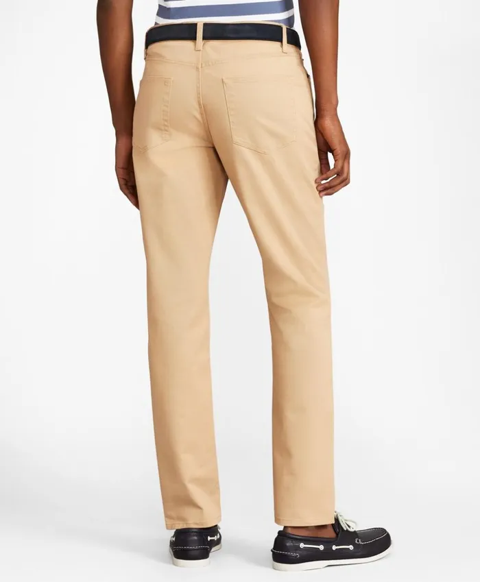 Brooks Brothers Casual Pants SlimFit Stretch Advantage Chino FivePocket Pants British Khaki 8211 Men Brooks Brothers Casual Pants SlimFit Stretch Advantage Chino FivePocket Pants British Khaki 8211 Men