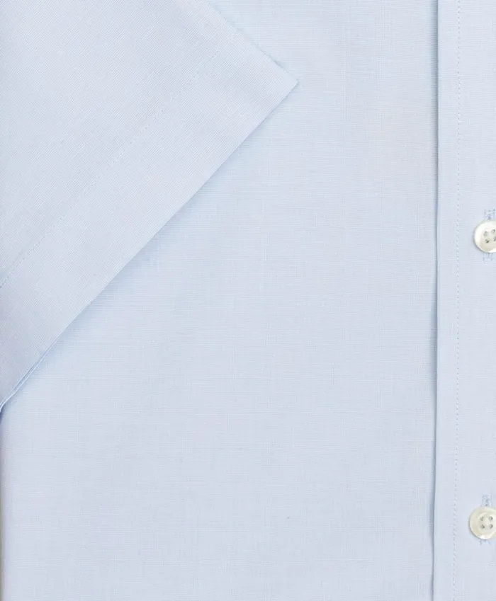 Brooks Brothers Dress Shirts Stretch Madison ClassicFit Dress Shirt NonIron Poplin EndonEnd ShortSleeve Light Blue 8211 Men Brooks Brothers Dress Shirts Stretch Madison ClassicFit Dress Shirt NonIron Poplin EndonEnd ShortSleeve Light Blue 8211 Men