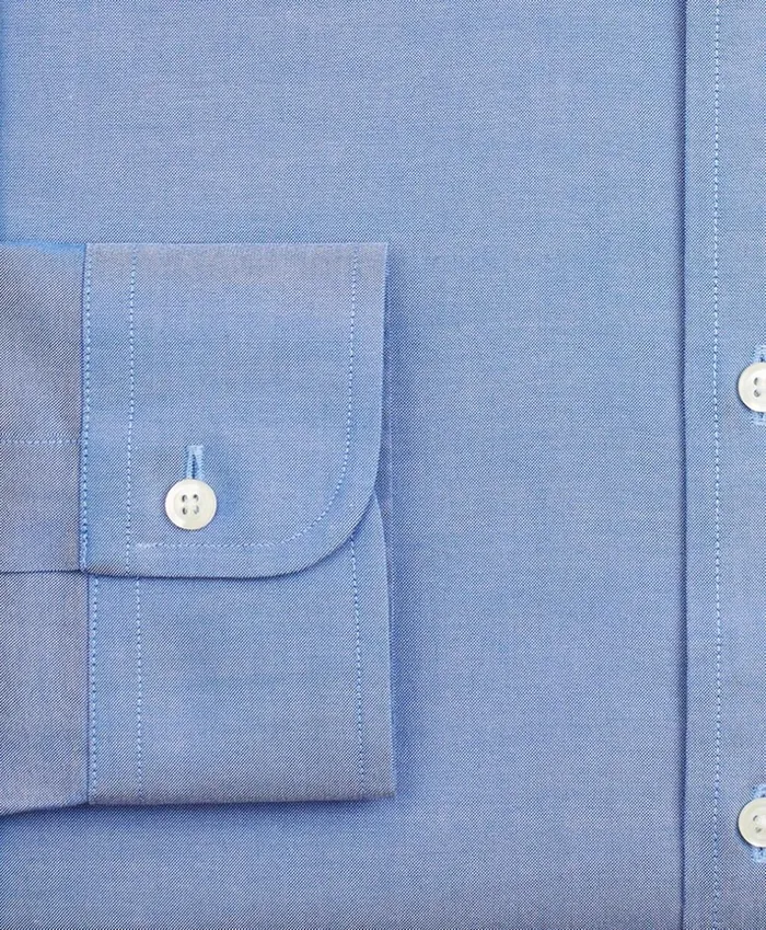 Brooks Brothers Dress Shirts Stretch Milano SlimFit Dress Shirt NonIron Pinpoint ButtonDown Collar Blue 8211 Men Brooks Brothers Dress Shirts Stretch Milano SlimFit Dress Shirt NonIron Pinpoint ButtonDown Collar Blue 8211 Men