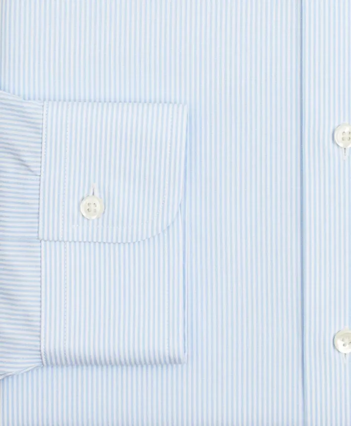Brooks Brothers Dress Shirts Stretch Soho ExtraSlimFit Dress Shirt NonIron Poplin ButtonDown Collar Fine Stripe Light Blue 8211 Men Brooks Brothers Dress Shirts Stretch Soho ExtraSlimFit Dress Shirt NonIron Poplin ButtonDown Collar Fine Stripe Light Blue 8211 Men