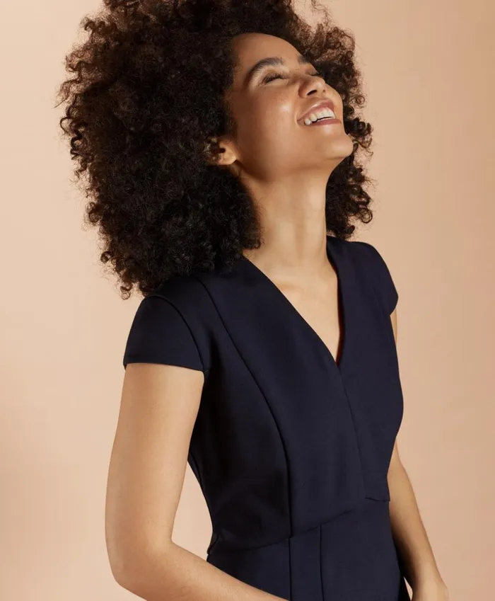 Brooks Brothers Dresses Ponte Knit CapSleeve Sheath Dress Navy 8211 Women Brooks Brothers Dresses Ponte Knit CapSleeve Sheath Dress Navy 8211 Women
