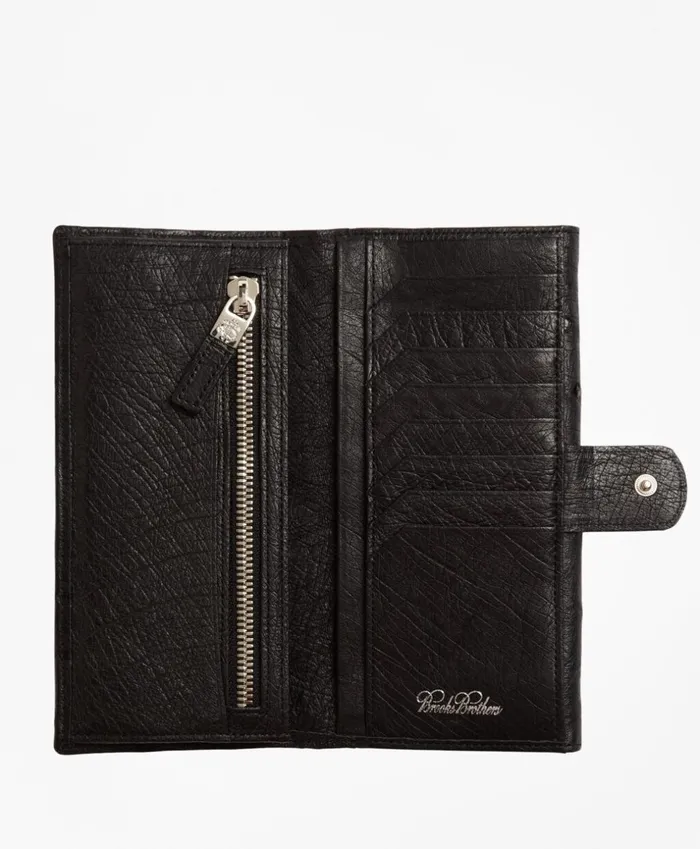 Brooks Brothers Handbags and Wallets Ostrich Wallet Black 8211 Women Brooks Brothers Handbags and Wallets Ostrich Wallet Black 8211 Women