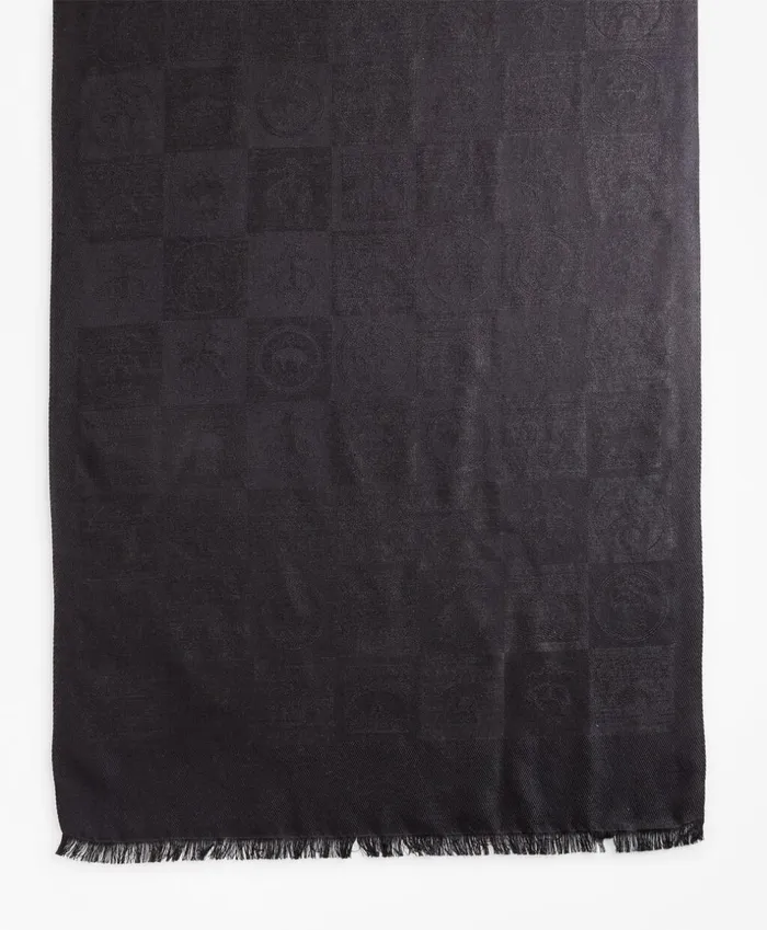 Brooks Brothers Hats Gloves and Scarves 200th Anniversary SilkCashmere Jacquard Scarf Charcoal 8211 Men Brooks Brothers Hats Gloves and Scarves 200th Anniversary SilkCashmere Jacquard Scarf Charcoal 8211 Men