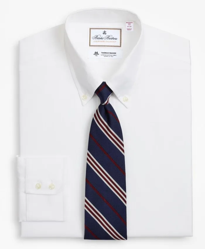 Brooks Brothers Luxury Shirts Luxury Collection Madison ClassicFit Dress Shirt ButtonDown Collar Textured White 8211 Men Brooks Brothers Luxury Shirts Luxury Collection Madison ClassicFit Dress Shirt ButtonDown Collar Textured White 8211 Men