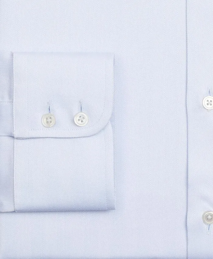 Brooks Brothers Luxury Shirts Luxury Collection Milano SlimFit Dress Shirt Franklin Spread Collar Herringbone Light Blue 8211 Men Brooks Brothers Luxury Shirts Luxury Collection Milano SlimFit Dress Shirt Franklin Spread Collar Herringbone Light Blue 8211 Men