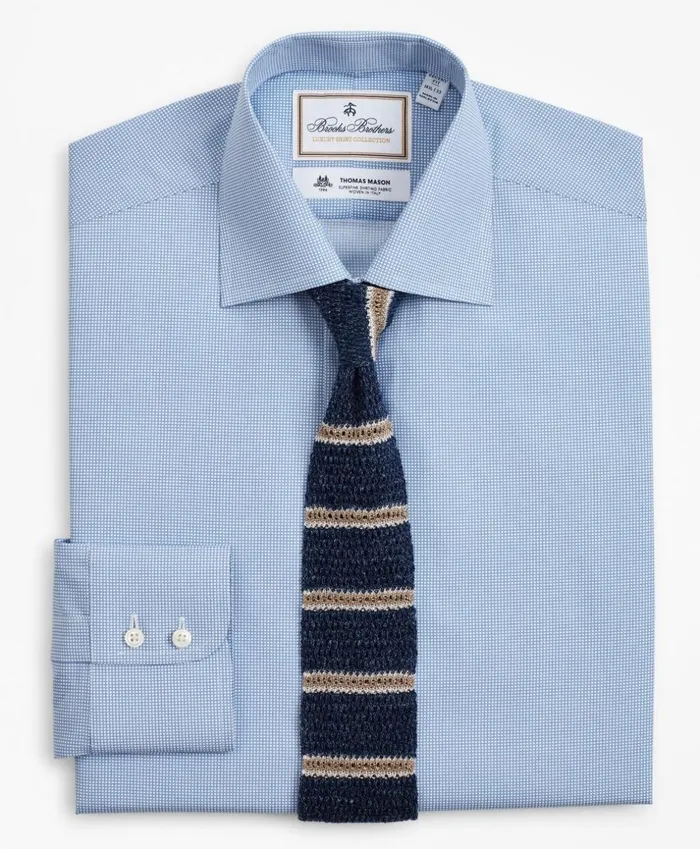 Brooks Brothers Luxury Shirts Luxury Collection Regent Fitted Dress Shirt Franklin Spread Collar Dot Light Blue 8211 Men Brooks Brothers Luxury Shirts Luxury Collection Regent Fitted Dress Shirt Franklin Spread Collar Dot Light Blue 8211 Men