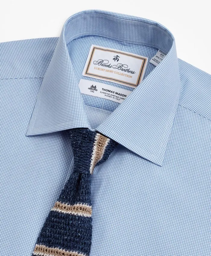 Brooks Brothers Luxury Shirts Luxury Collection Regent Fitted Dress Shirt Franklin Spread Collar Dot Light Blue 8211 Men Brooks Brothers Luxury Shirts Luxury Collection Regent Fitted Dress Shirt Franklin Spread Collar Dot Light Blue 8211 Men