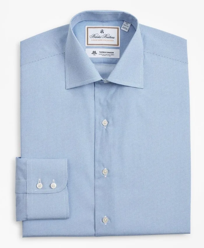 Brooks Brothers Luxury Shirts Luxury Collection Regent Fitted Dress Shirt Franklin Spread Collar Dot Light Blue 8211 Men Brooks Brothers Luxury Shirts Luxury Collection Regent Fitted Dress Shirt Franklin Spread Collar Dot Light Blue 8211 Men
