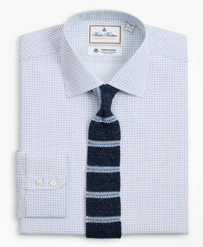 Brooks Brothers Luxury Shirts Luxury Collection Regent Fitted Dress Shirt Franklin Spread Collar Geo Print White 8211 Men Brooks Brothers Luxury Shirts Luxury Collection Regent Fitted Dress Shirt Franklin Spread Collar Geo Print White 8211 Men