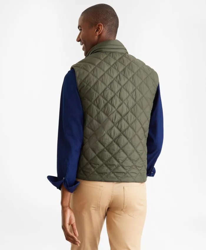 Brooks Brothers Outerwear Diamond Quilted Vest Green 8211 Men Brooks Brothers Outerwear Diamond Quilted Vest Green 8211 Men