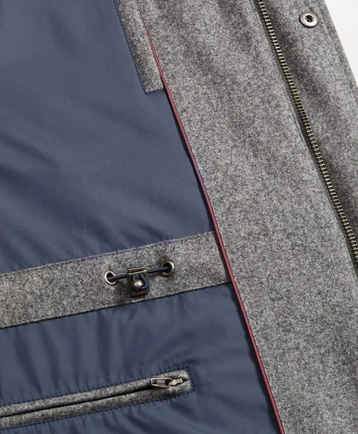 Brooks Brothers Outerwear Flannel Puffer Coat Light Grey 8211 Men Brooks Brothers Outerwear Flannel Puffer Coat Light Grey 8211 Men