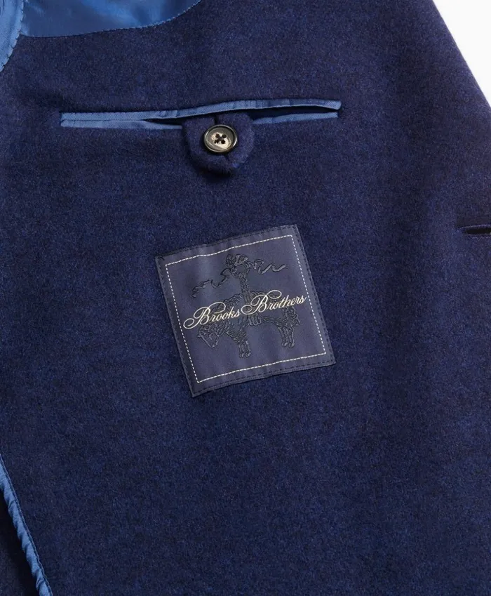 Brooks Brothers Outerwear Golden Fleece WoolCashmere Topcoat Navy 8211 Men Brooks Brothers Outerwear Golden Fleece WoolCashmere Topcoat Navy 8211 Men