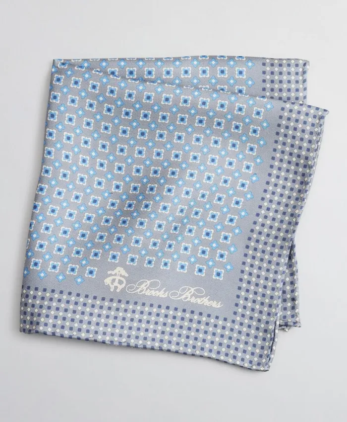 Brooks Brothers Pocket Squares and Handkerchiefs Foulard Pocket Square Grey 8211 Men Brooks Brothers Pocket Squares and Handkerchiefs Foulard Pocket Square Grey 8211 Men