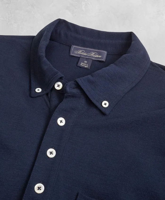 Brooks Brothers Polos and TShirts Golden Fleece BrooksTech LongSleeve Polo Shirt Navy 8211 Men Brooks Brothers Polos and TShirts Golden Fleece BrooksTech LongSleeve Polo Shirt Navy 8211 Men