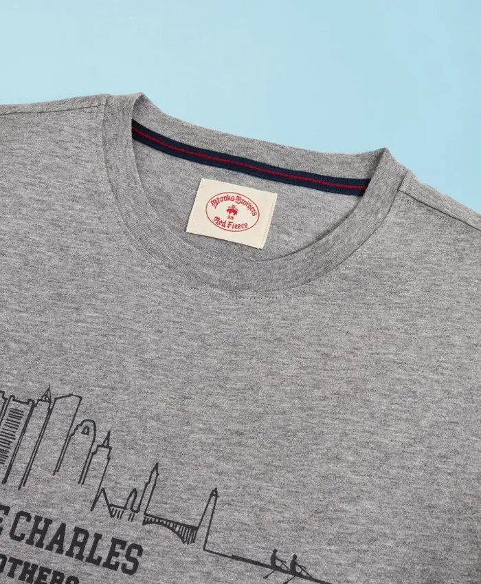Brooks Brothers Polos and TShirts Head Of The Charles Regatta LongSleeve Graphic TShirt Grey 8211 Men Brooks Brothers Polos and TShirts Head Of The Charles Regatta LongSleeve Graphic TShirt Grey 8211 Men