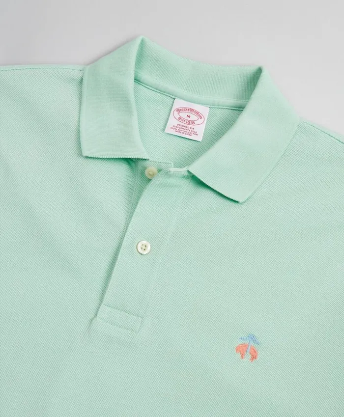 Brooks Brothers Polos and TShirts Original Fit Stretch Supima Cotton Performance Polo Shirt Light Green 8211 Men Brooks Brothers Polos and TShirts Original Fit Stretch Supima Cotton Performance Polo Shirt Light Green 8211 Men
