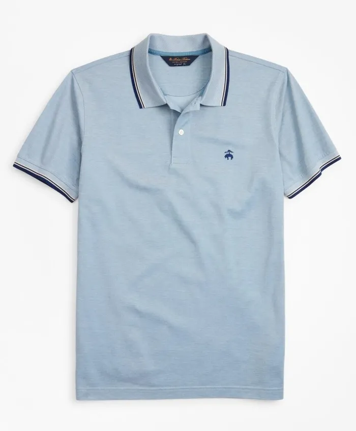 Brooks Brothers Polos and TShirts Original Fit Tipped Polo Shirt Provincial Blue 8211 Men Brooks Brothers Polos and TShirts Original Fit Tipped Polo Shirt Provincial Blue 8211 Men
