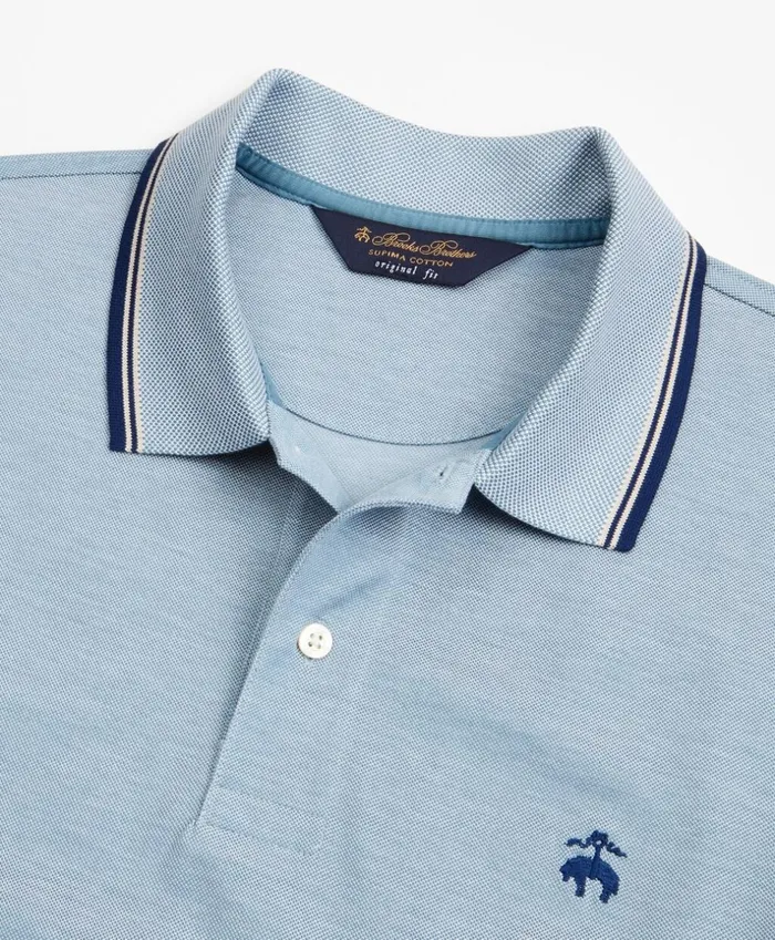 Brooks Brothers Polos and TShirts Original Fit Tipped Polo Shirt Provincial Blue 8211 Men Brooks Brothers Polos and TShirts Original Fit Tipped Polo Shirt Provincial Blue 8211 Men