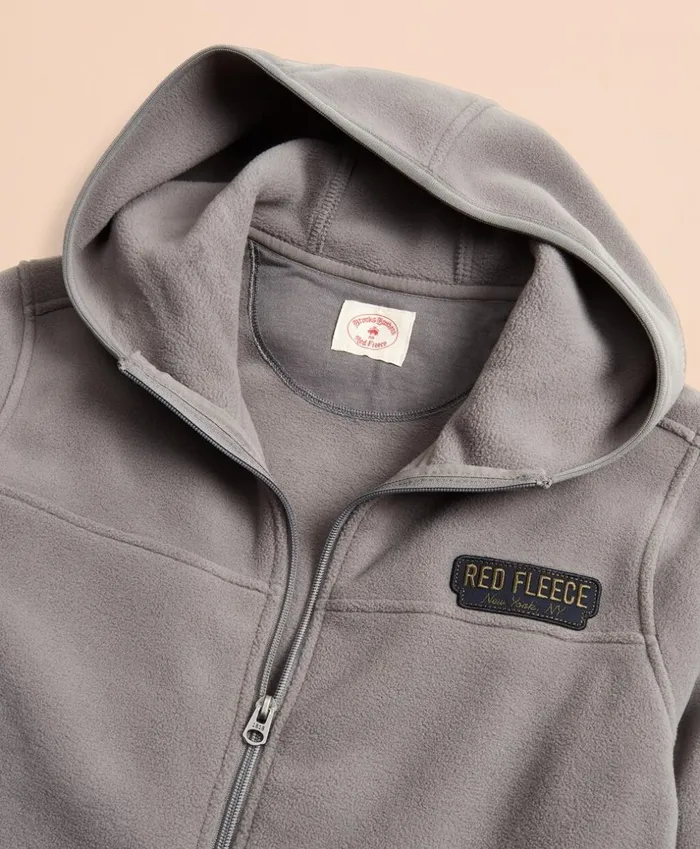 Brooks Brothers Polos and TShirts Polar Fleece Hoodie Dark Grey 8211 Men Brooks Brothers Polos and TShirts Polar Fleece Hoodie Dark Grey 8211 Men