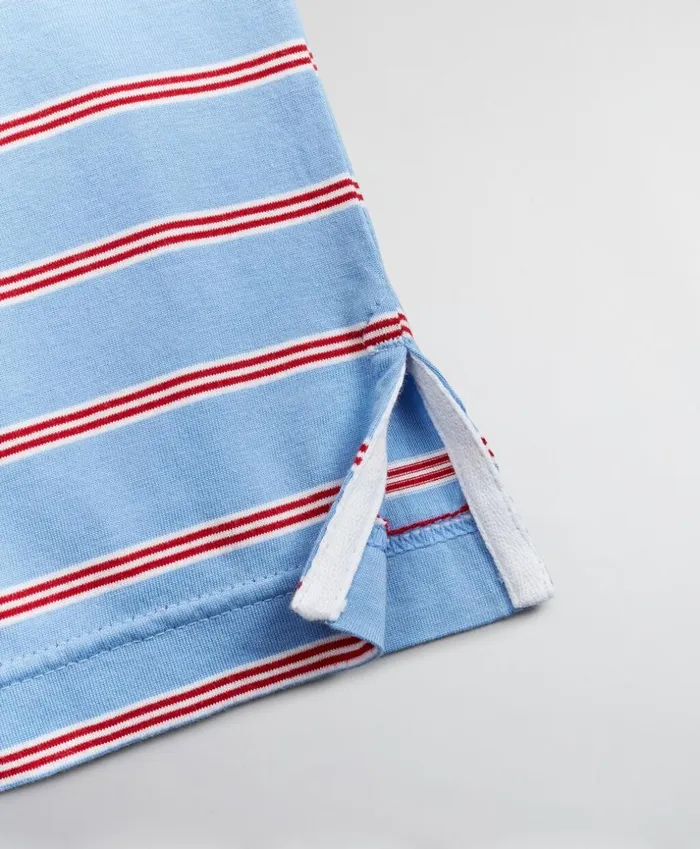Brooks Brothers Polos and TShirts Supima Cotton MultiStripe TShirt Blue 8211 Men Brooks Brothers Polos and TShirts Supima Cotton MultiStripe TShirt Blue 8211 Men