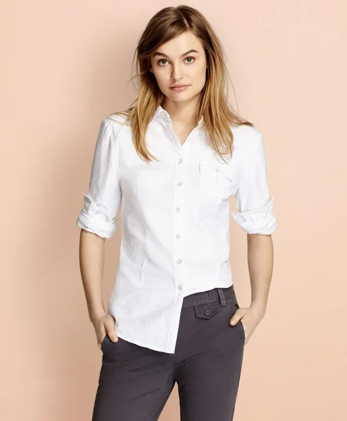 Brooks Brothers Shirts and Tops DobbyDot Cotton Oxford Shirt White 8211 Women Brooks Brothers Shirts and Tops DobbyDot Cotton Oxford Shirt White 8211 Women