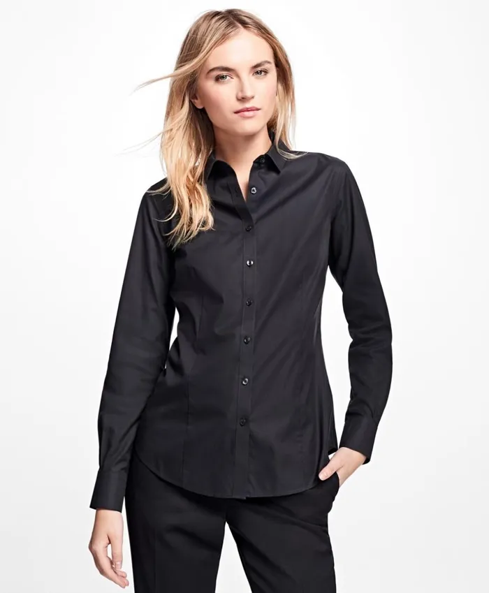 Brooks Brothers Shirts and Tops NonIron TailoredFit Dress Shirt Black 8211 Women Brooks Brothers Shirts and Tops NonIron TailoredFit Dress Shirt Black 8211 Women