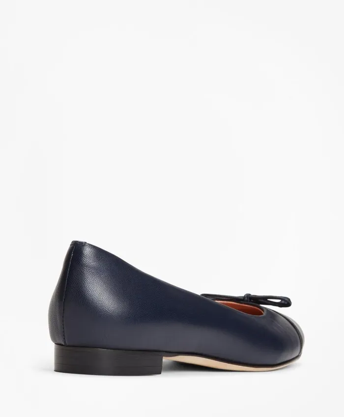 Brooks Brothers Shoes and Belts Colorblock Leather Flats Navyblack 8211 Women Brooks Brothers Shoes and Belts Colorblock Leather Flats Navyblack 8211 Women