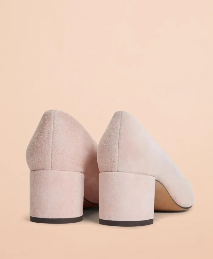 Brooks Brothers Shoes and Belts PointToe BlockHeel Pumps Pastel Pink 8211 Women Brooks Brothers Shoes and Belts PointToe BlockHeel Pumps Pastel Pink 8211 Women