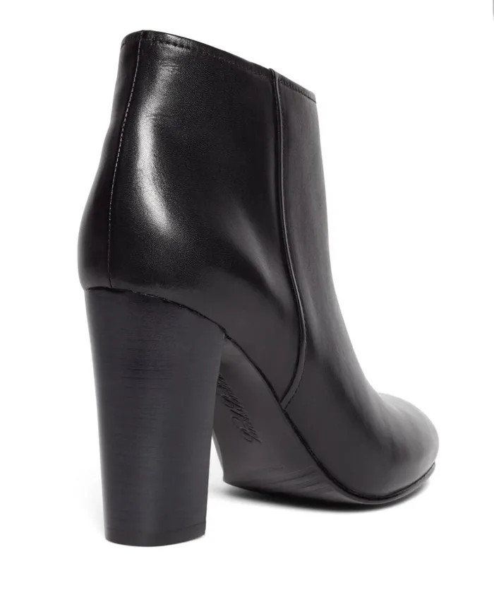Brooks Brothers Shoes and Belts Short Leather Stacked Heel Booties Black 8211 Women Brooks Brothers Shoes and Belts Short Leather Stacked Heel Booties Black 8211 Women