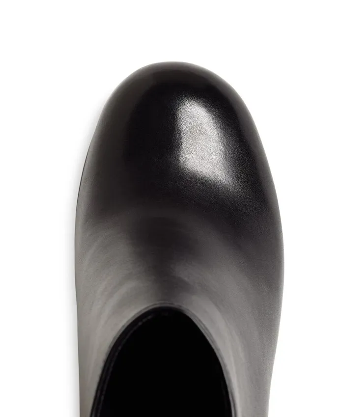 Brooks Brothers Shoes and Belts Short Leather Stacked Heel Booties Black 8211 Women Brooks Brothers Shoes and Belts Short Leather Stacked Heel Booties Black 8211 Women