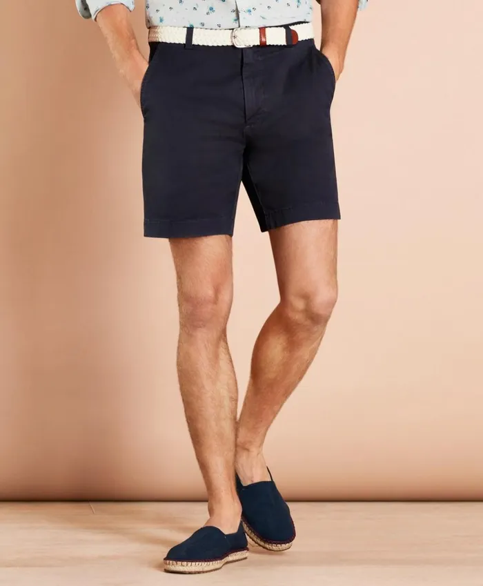 Brooks Brothers Shorts and Swimwear GarmentDyed Stretch Chino 7034 Shorts Navy 8211 Men Brooks Brothers Shorts and Swimwear GarmentDyed Stretch Chino 7034 Shorts Navy 8211 Men
