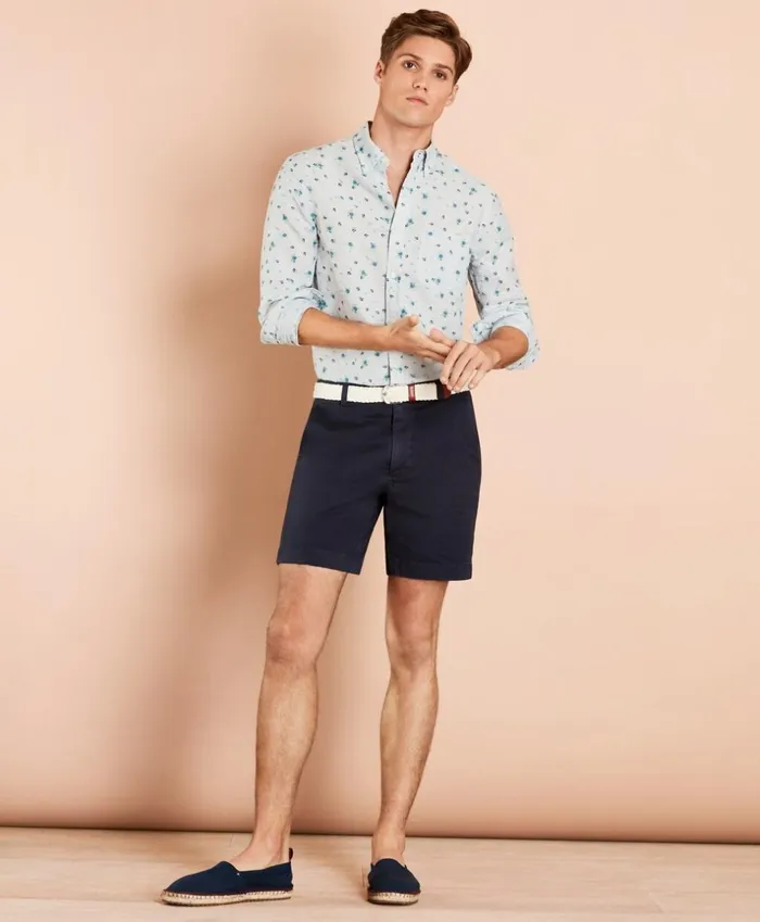 Brooks Brothers Shorts and Swimwear GarmentDyed Stretch Chino 7034 Shorts Navy 8211 Men Brooks Brothers Shorts and Swimwear GarmentDyed Stretch Chino 7034 Shorts Navy 8211 Men
