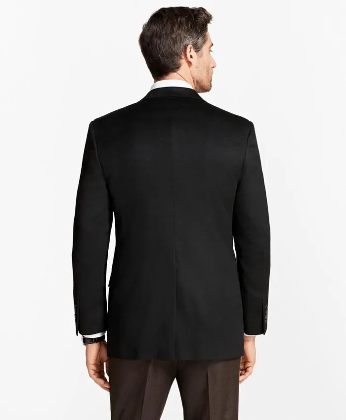 Brooks Brothers Sport Coats and Vests Madison Fit TwoButton Cashmere Sport Coat Black 8211 Men Brooks Brothers Sport Coats and Vests Madison Fit TwoButton Cashmere Sport Coat Black 8211 Men
