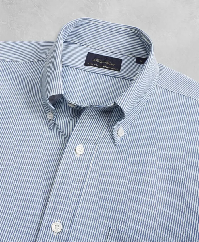 Brooks Brothers Sport Shirts Golden Fleece BrooksTech Regent Fit Striped Sport Shirt Light Blue 8211 Men Brooks Brothers Sport Shirts Golden Fleece BrooksTech Regent Fit Striped Sport Shirt Light Blue 8211 Men