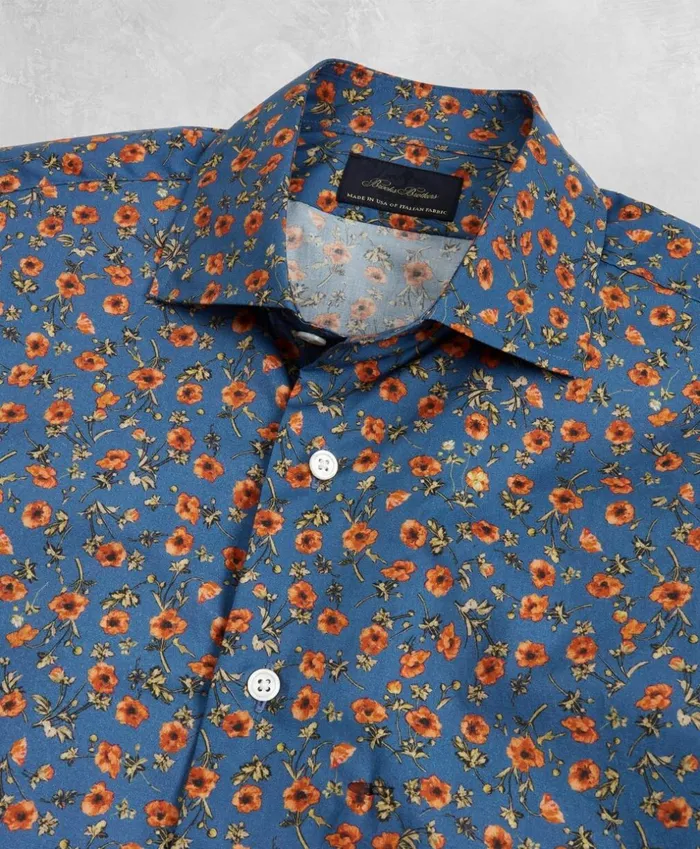 Brooks Brothers Sport Shirts Golden Fleece Regent Fit Blue Floral Sport Shirt Blue 8211 Men Brooks Brothers Sport Shirts Golden Fleece Regent Fit Blue Floral Sport Shirt Blue 8211 Men