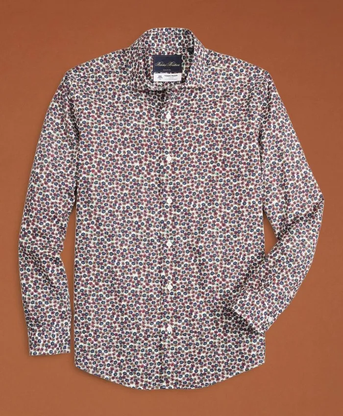 Brooks Brothers Sport Shirts Golden Fleece Regent Fit Navy FlowerPrint Poplin Sport Shirt Navymulti 8211 Men Brooks Brothers Sport Shirts Golden Fleece Regent Fit Navy FlowerPrint Poplin Sport Shirt Navymulti 8211 Men