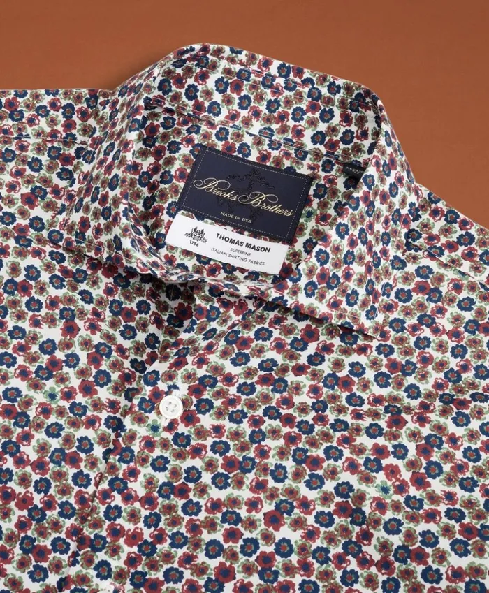 Brooks Brothers Sport Shirts Golden Fleece Regent Fit Navy FlowerPrint Poplin Sport Shirt Navymulti 8211 Men Brooks Brothers Sport Shirts Golden Fleece Regent Fit Navy FlowerPrint Poplin Sport Shirt Navymulti 8211 Men