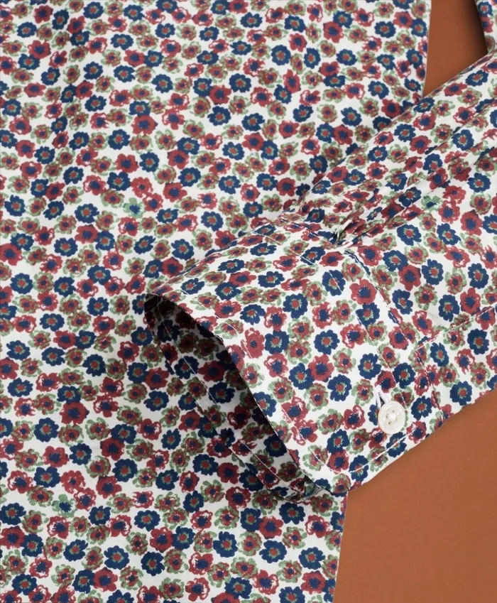 Brooks Brothers Sport Shirts Golden Fleece Regent Fit Navy FlowerPrint Poplin Sport Shirt Navymulti 8211 Men Brooks Brothers Sport Shirts Golden Fleece Regent Fit Navy FlowerPrint Poplin Sport Shirt Navymulti 8211 Men