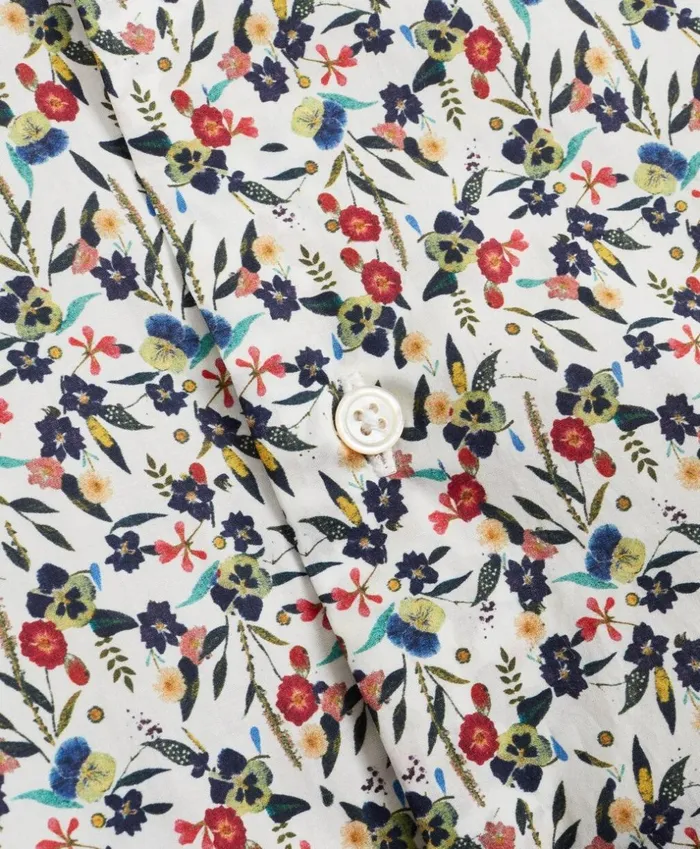 Brooks Brothers Sport Shirts Golden Fleece Regent Fit White FlowerPrint Poplin Sport Shirt Whitemulti 8211 Men Brooks Brothers Sport Shirts Golden Fleece Regent Fit White FlowerPrint Poplin Sport Shirt Whitemulti 8211 Men