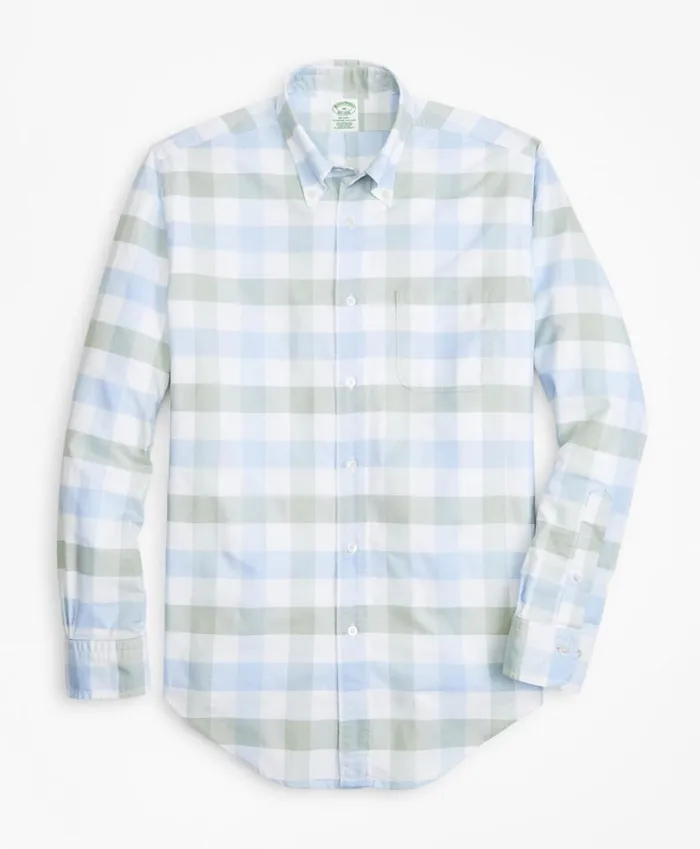 Brooks Brothers Sport Shirts Milano Fit Oxford Check Sport Shirt Bluegreen 8211 Men Brooks Brothers Sport Shirts Milano Fit Oxford Check Sport Shirt Bluegreen 8211 Men