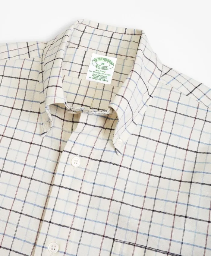 Brooks Brothers Sport Shirts Milano Fit Oxford Windowpane Sport Shirt White 8211 Men Brooks Brothers Sport Shirts Milano Fit Oxford Windowpane Sport Shirt White 8211 Men