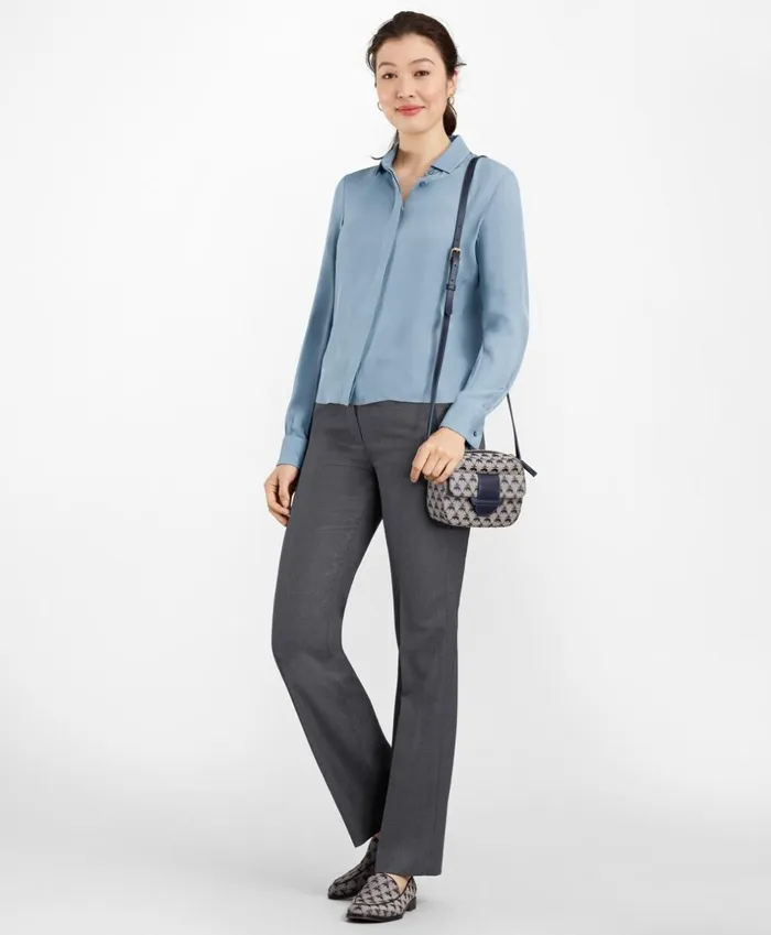 Brooks Brothers Suit Separates Bird039sEye StretchWool Pants Greynavy 8211 Women Brooks Brothers Suit Separates Bird039sEye StretchWool Pants Greynavy 8211 Women