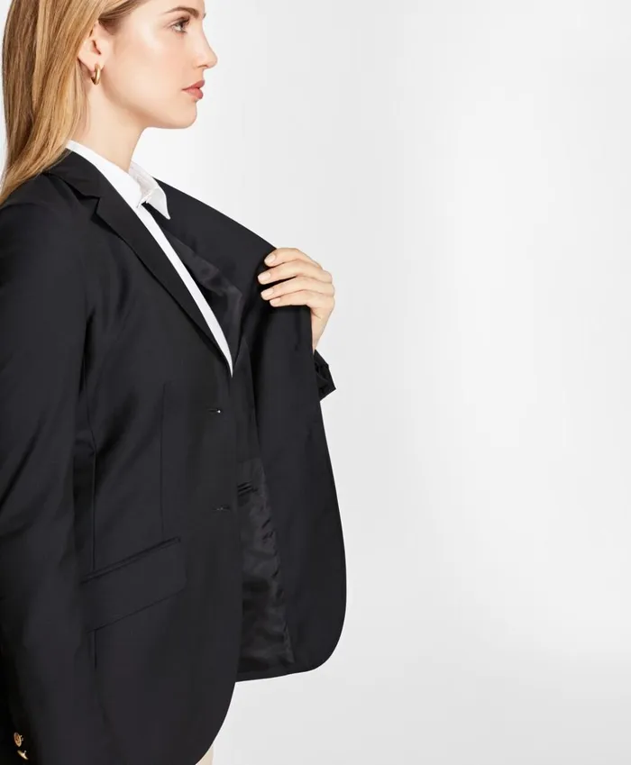 Brooks Brothers Suit Separates Loro Piana TwoButton Wool Blazer Navy 8211 Women Brooks Brothers Suit Separates Loro Piana TwoButton Wool Blazer Navy 8211 Women