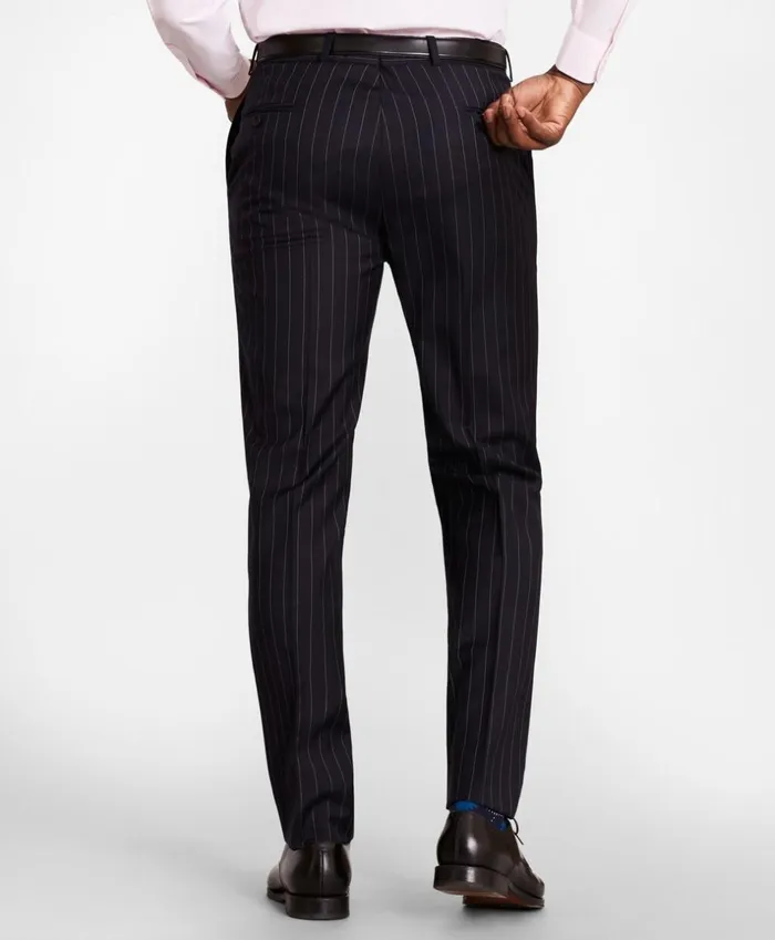 Brooks Brothers Suits BrooksGate RegentFit BeadStripe Wool Twill Suit Pants Navy 8211 Men Brooks Brothers Suits BrooksGate RegentFit BeadStripe Wool Twill Suit Pants Navy 8211 Men