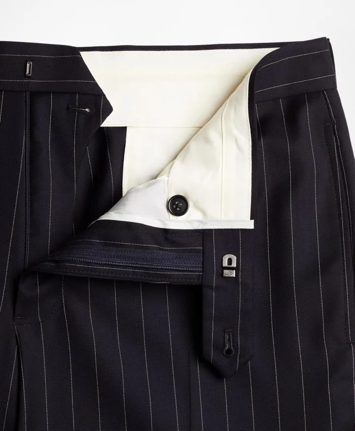 Brooks Brothers Suits BrooksGate RegentFit BeadStripe Wool Twill Suit Pants Navy 8211 Men Brooks Brothers Suits BrooksGate RegentFit BeadStripe Wool Twill Suit Pants Navy 8211 Men