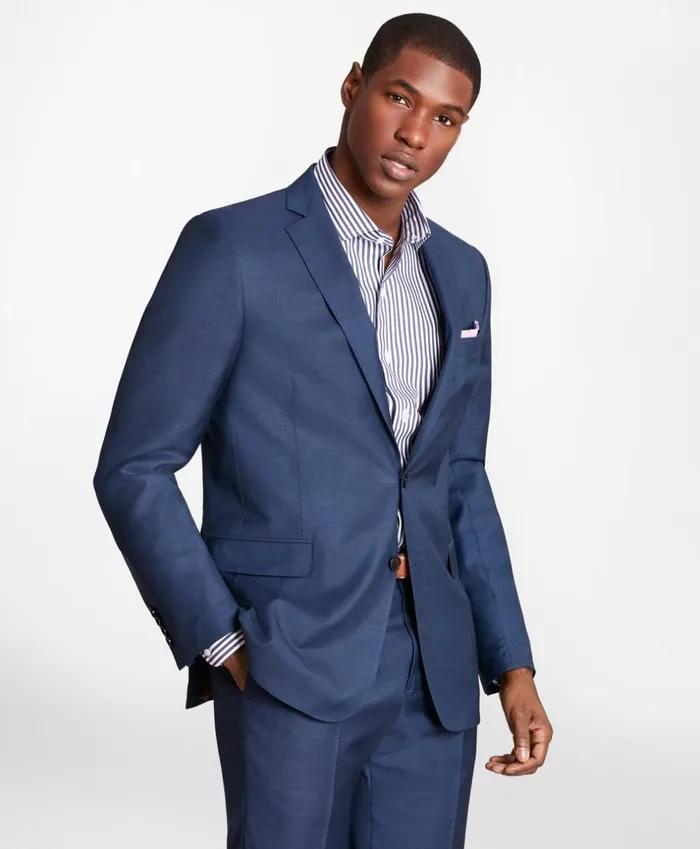 Brooks Brothers Suits BrooksGate RegentFit Wool Twill Suit Jacket Blue 8211 Men Brooks Brothers Suits BrooksGate RegentFit Wool Twill Suit Jacket Blue 8211 Men