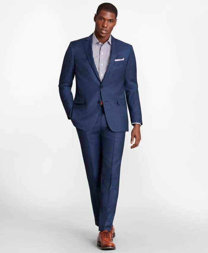 Brooks Brothers Suits BrooksGate RegentFit Wool Twill Suit Jacket Blue 8211 Men Brooks Brothers Suits BrooksGate RegentFit Wool Twill Suit Jacket Blue 8211 Men