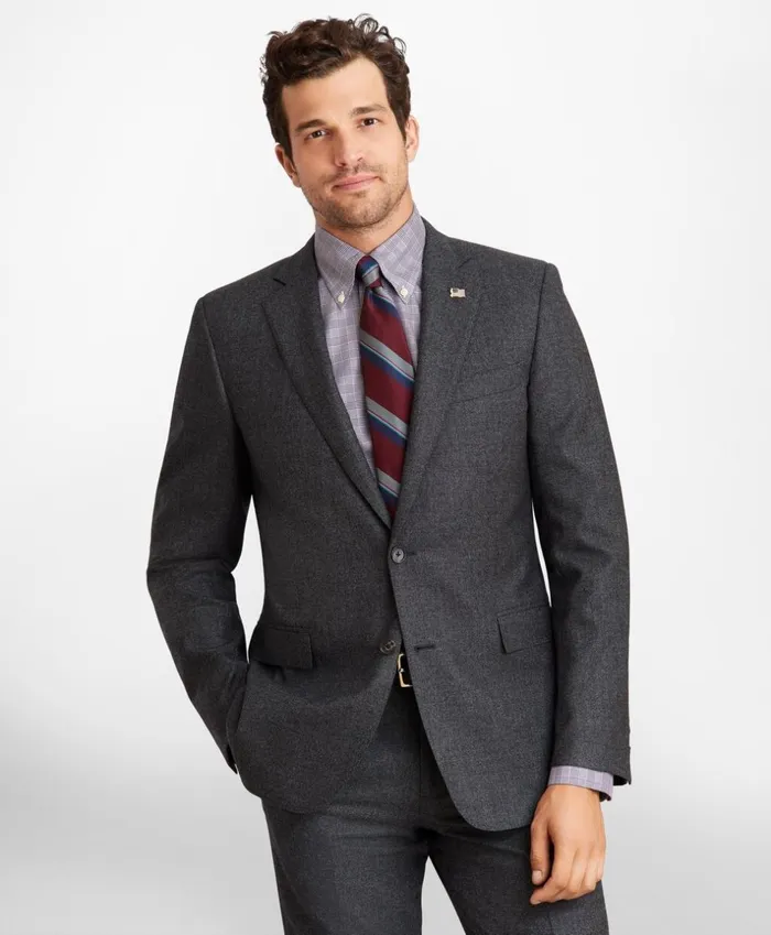 Brooks Brothers Suits Regent Fit TwoButton 1818 Suit Charcoal 8211 Men Brooks Brothers Suits Regent Fit TwoButton 1818 Suit Charcoal 8211 Men