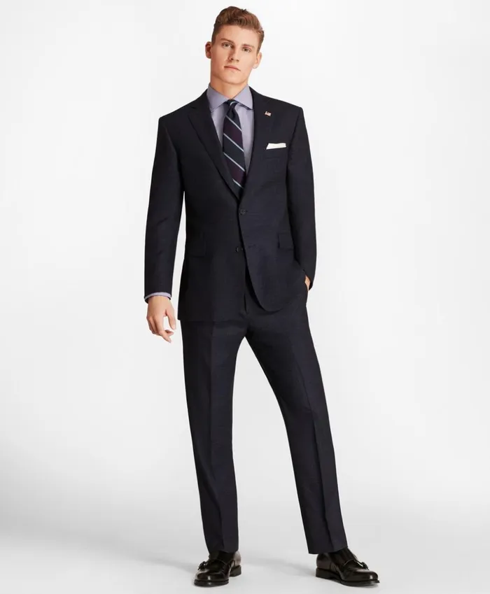 Brooks Brothers Suits Regent Fit TwoButton 1818 Suit Dark Blue 8211 Men Brooks Brothers Suits Regent Fit TwoButton 1818 Suit Dark Blue 8211 Men