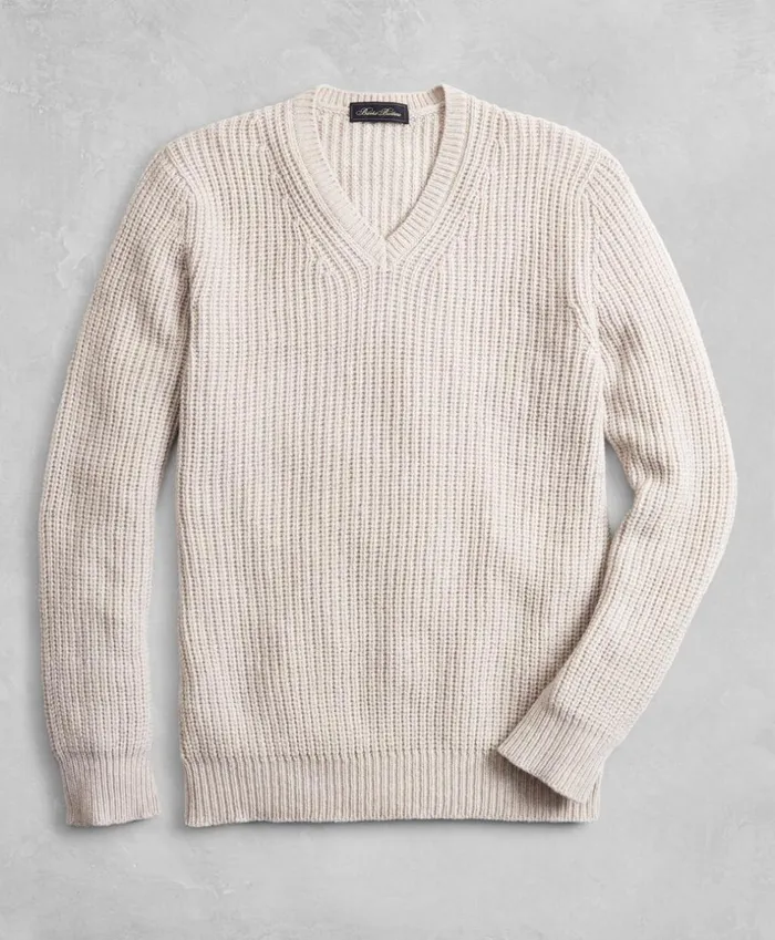 Brooks Brothers Sweaters Golden Fleece WoolCashmere VNeck Sweater Oatmeal 8211 Men Brooks Brothers Sweaters Golden Fleece WoolCashmere VNeck Sweater Oatmeal 8211 Men